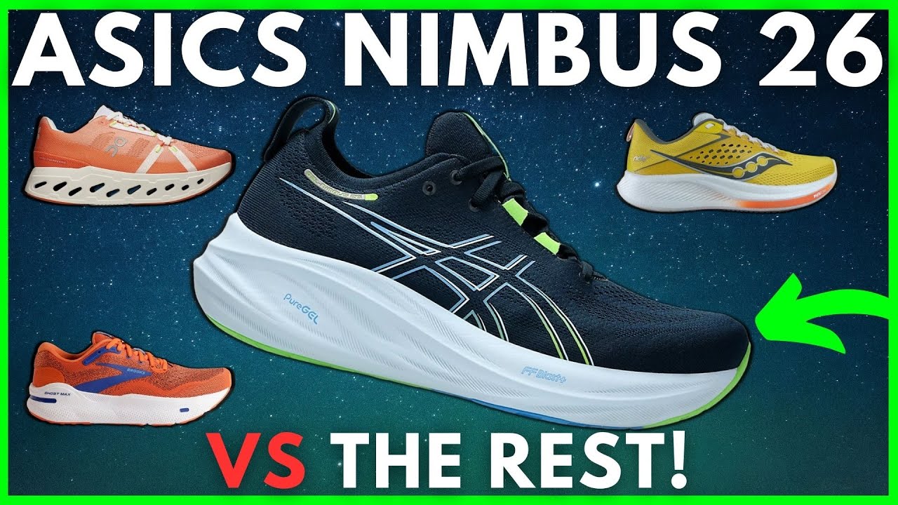ASICS GEL NIMBUS 26 VS THE REST | BROOKS GHOST MAX, SAUCONY RIDE 17 & MORE | EDDBUD