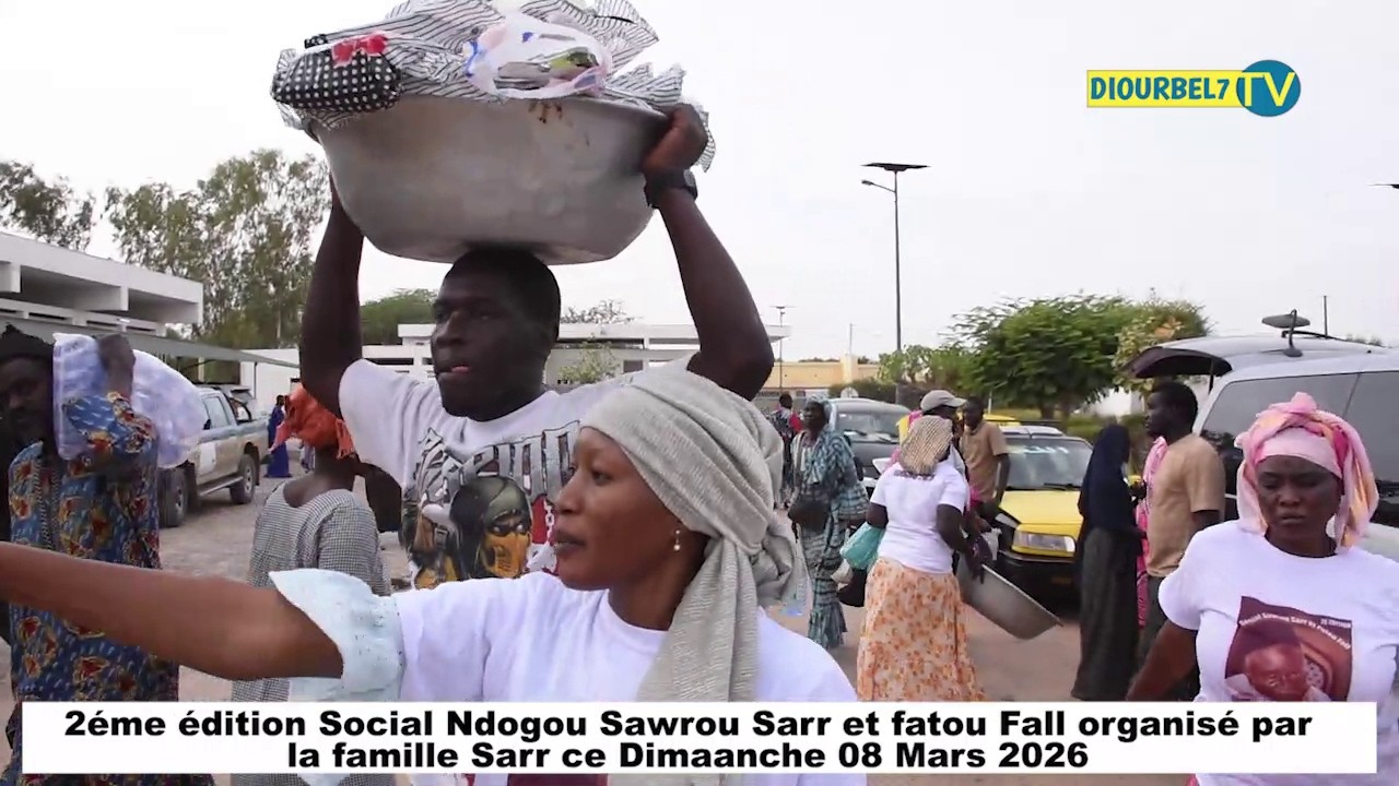 2éme édition Social Ndogou Sawrou Sarr et Fatou fall organisé par la famille sarr
