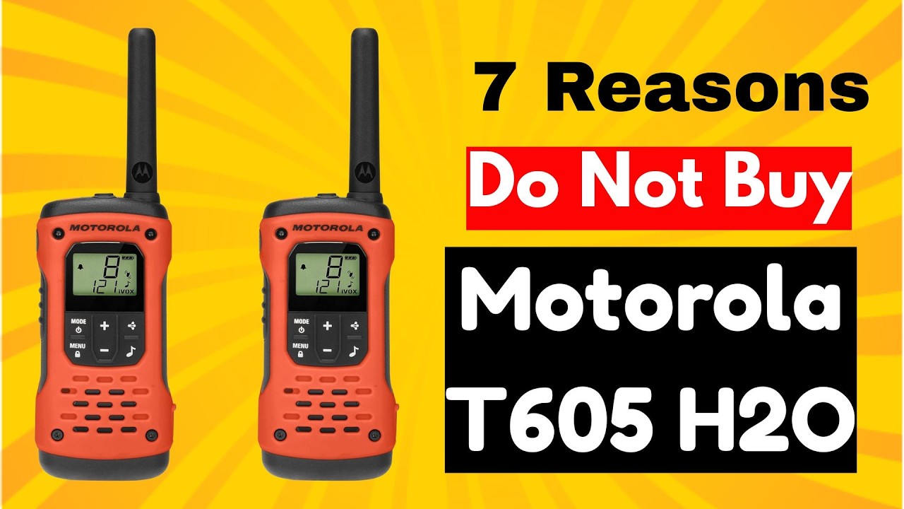 Don’t Buy the Motorola T605 H2O Walkie Talkies Review Until You Watch This!