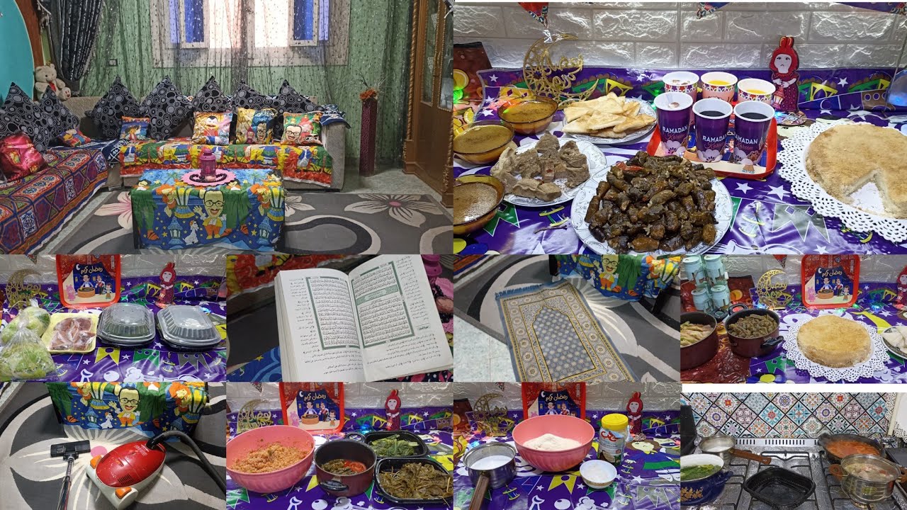 روتين يومنا الحقيقي في رمضان 🌛عملتهم وليمة رمضانية علي الفطار ✨من اول ما بفتح عيوني بشيل هم الفطار 😂