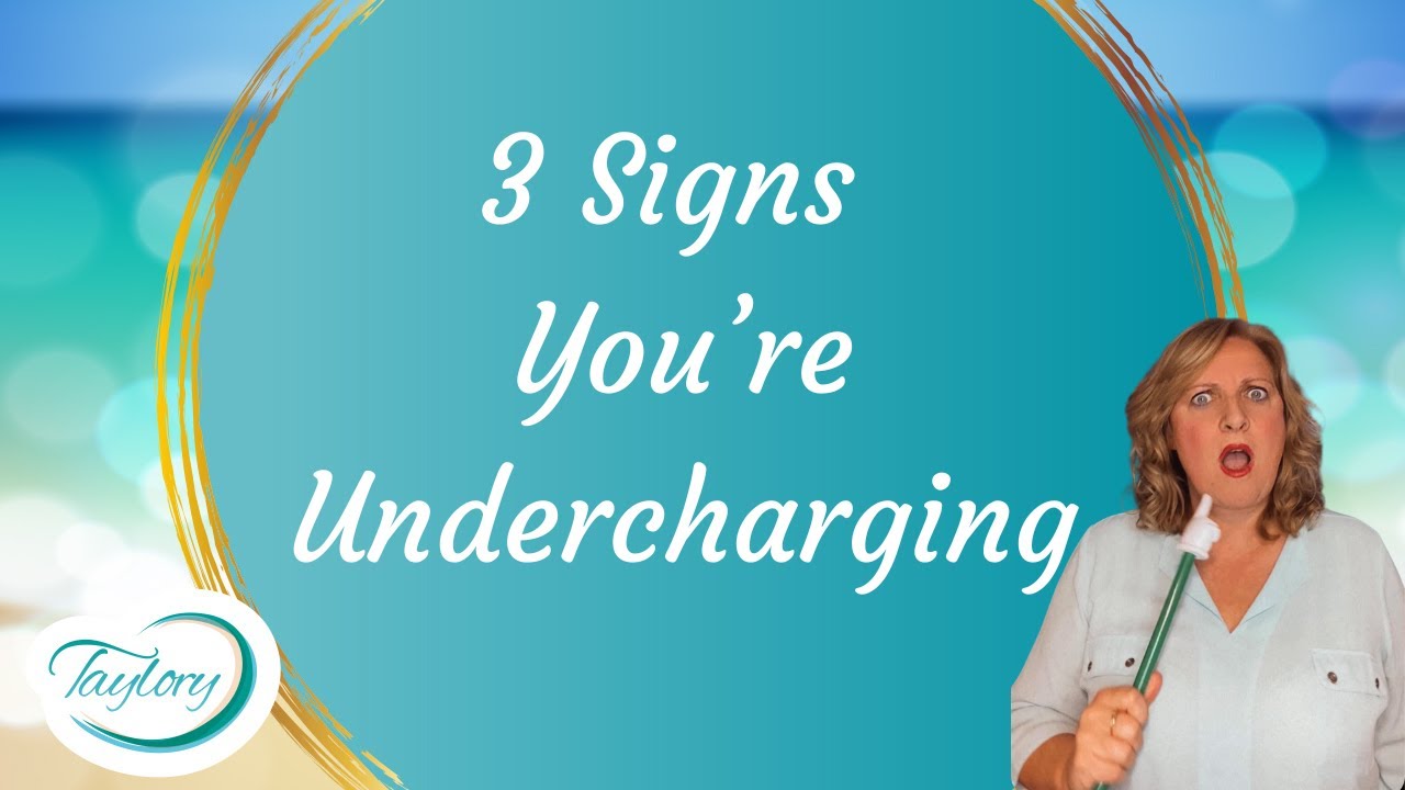 3 Signs You&rsquo;re Undercharging