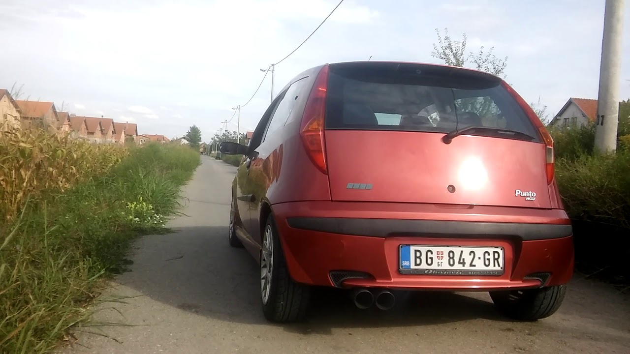 Fiat punto hgt 1.8 16v exhaust and acceleration