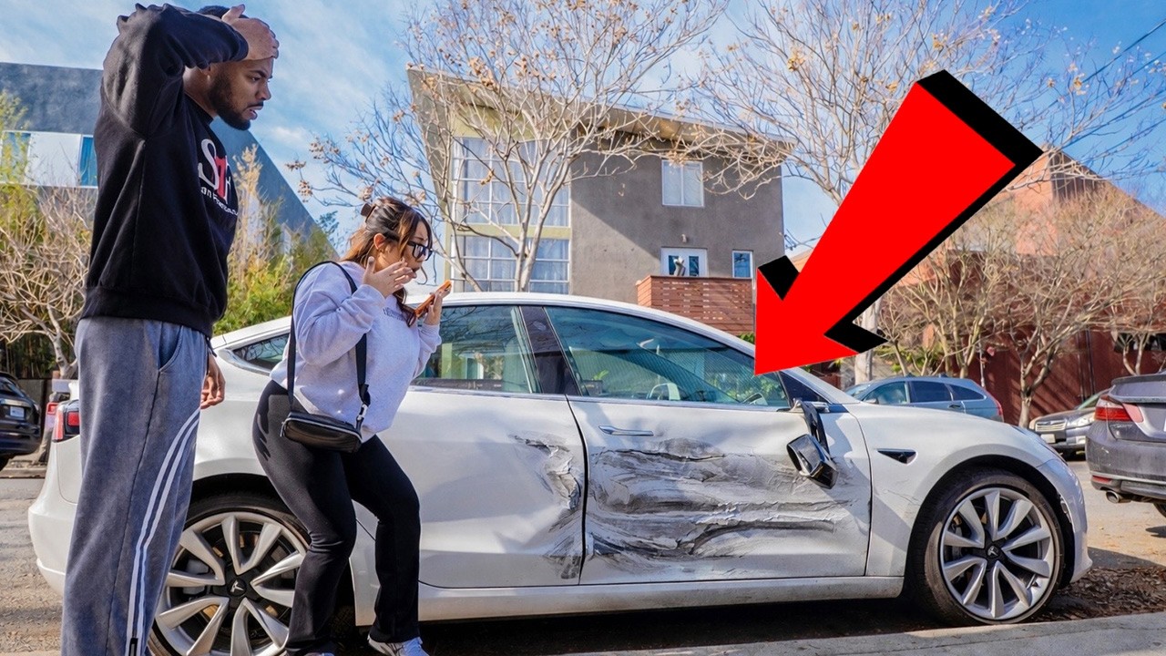 I Told Her I Crashed the Tesla 😳 (BAD IDEA)