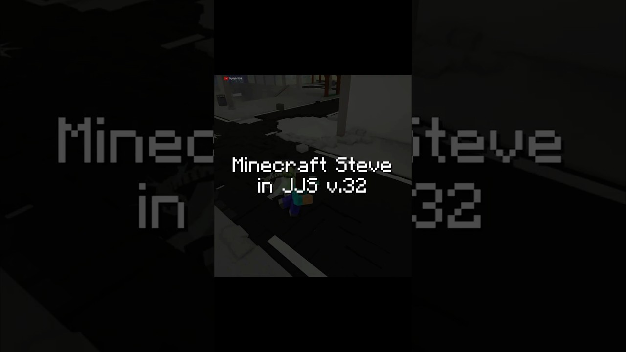 Minecraft Steve in Jujutsu Shenanigans 32 #roblox #jjk #jujutsukaisen #anime #memes #shorts