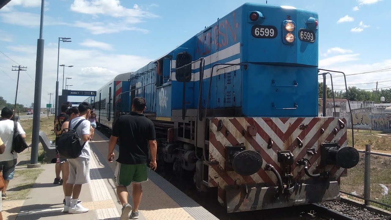 Viajando con la GR-12w 6599 desde A.Ferrari hasta Merlo ramal Merlo/Las Heras/Marcos Paz