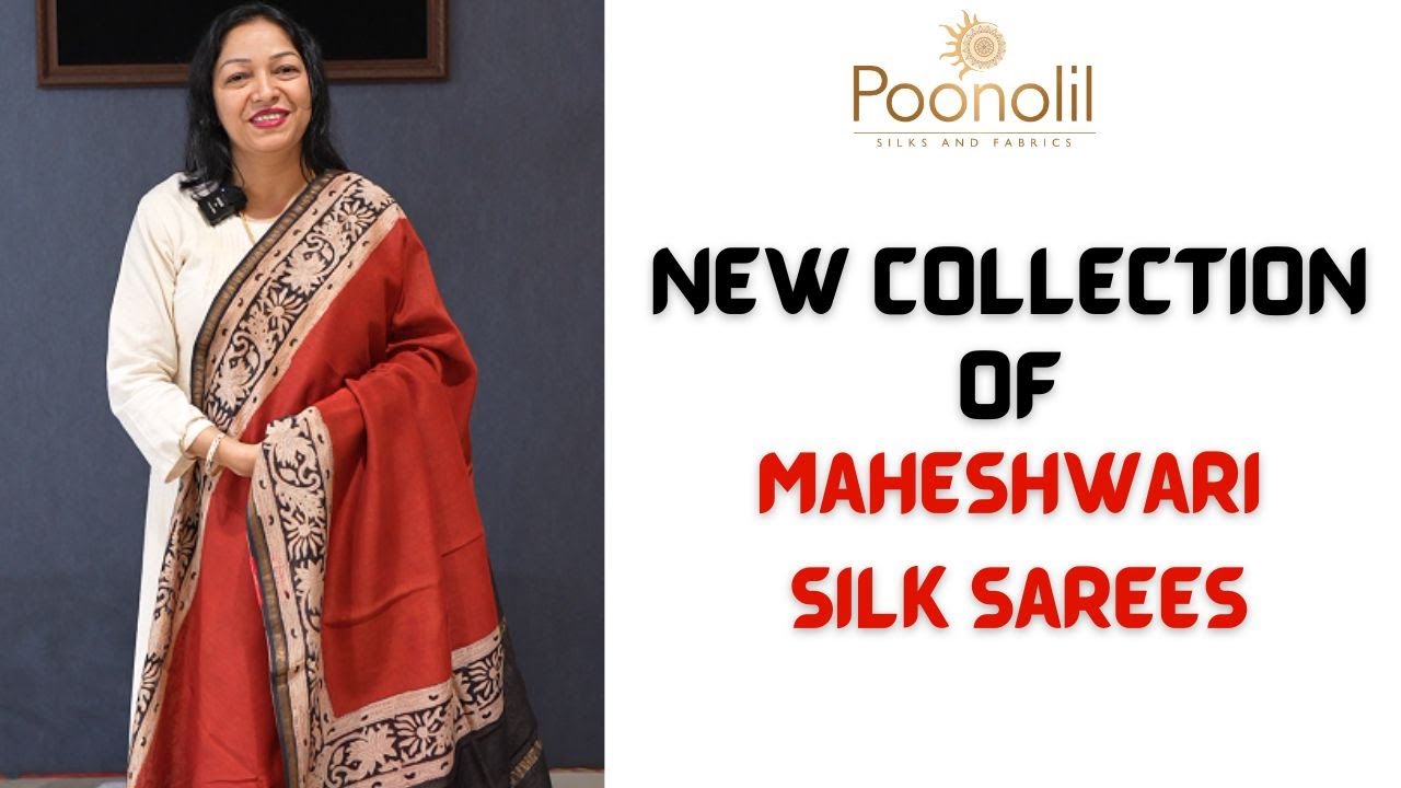 NEW COLLECTION  OF  MAHESHWARI SILK SAREES