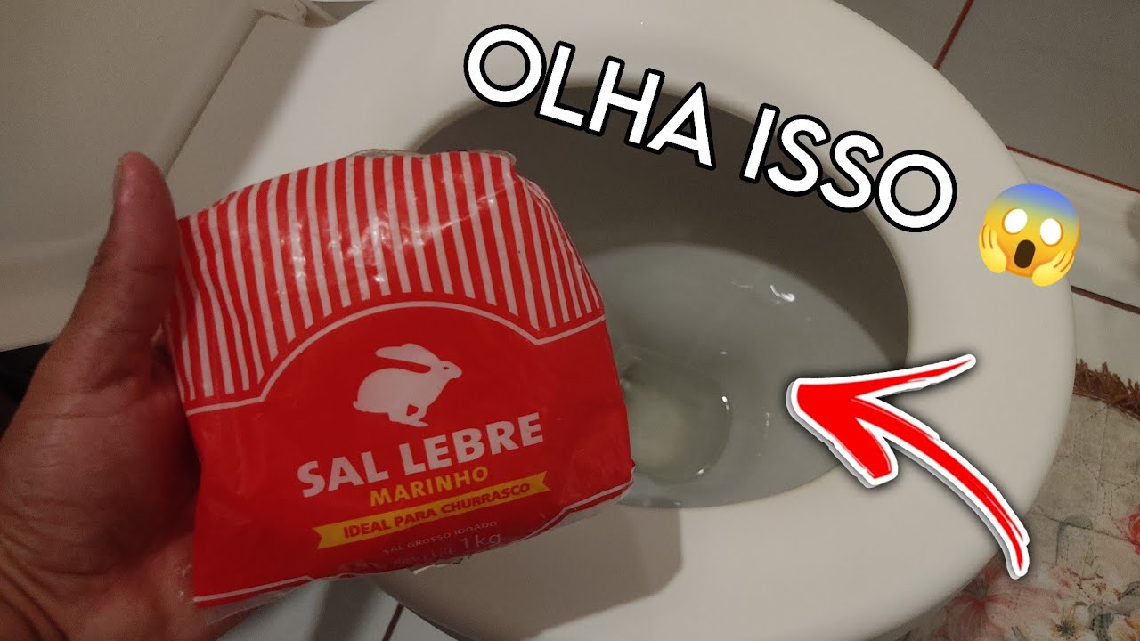 🛑 MORRIA E NÃO SABIA: Jogue Sal Grosso no Vaso Sanitário e Veja o Que Acontece