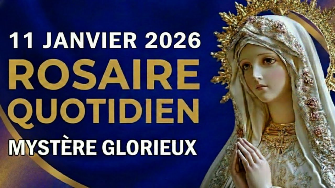Rosaire du jour – 11 Janvier 2026 | Rosaire prié pour la paix intérieure