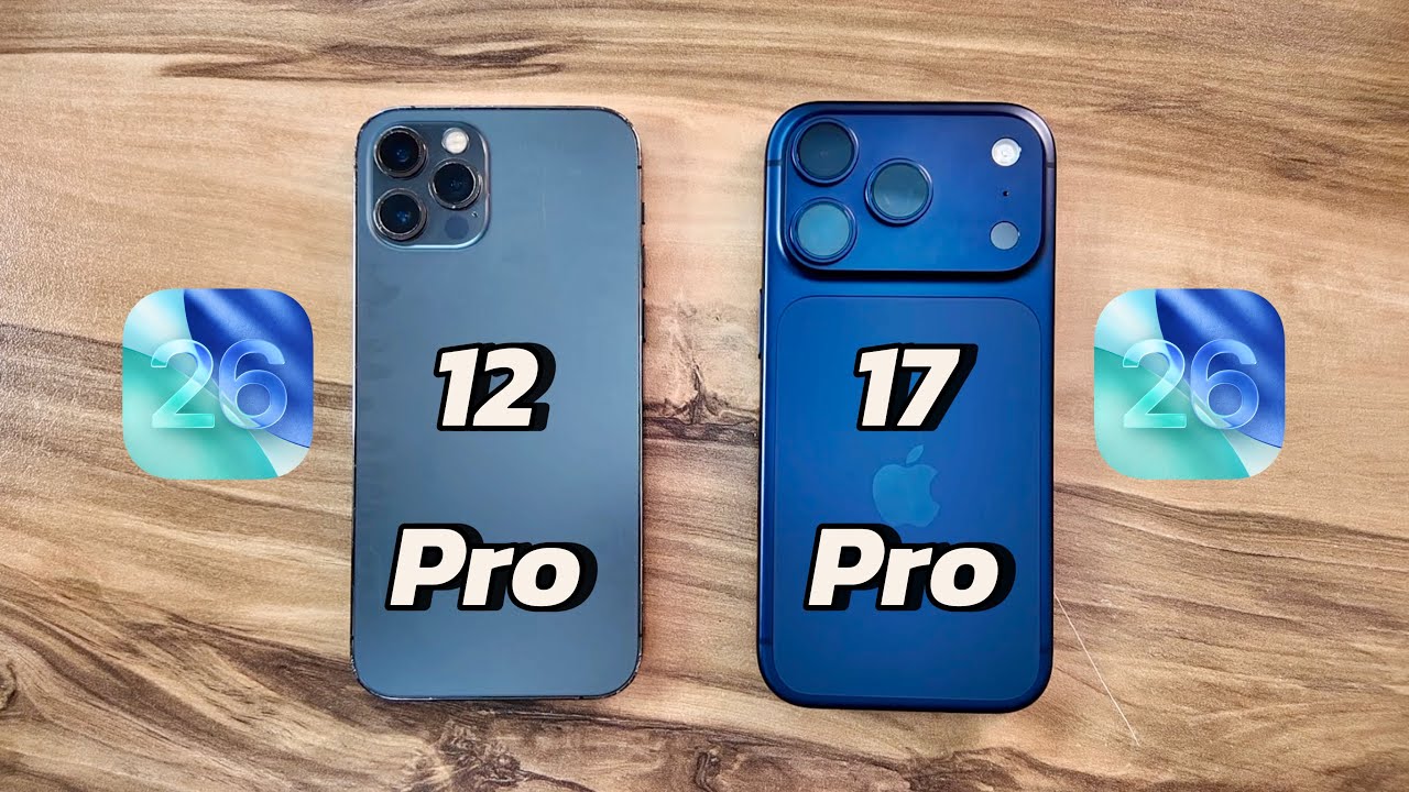 iPhone 12 Pro против iPhone 17 Pro