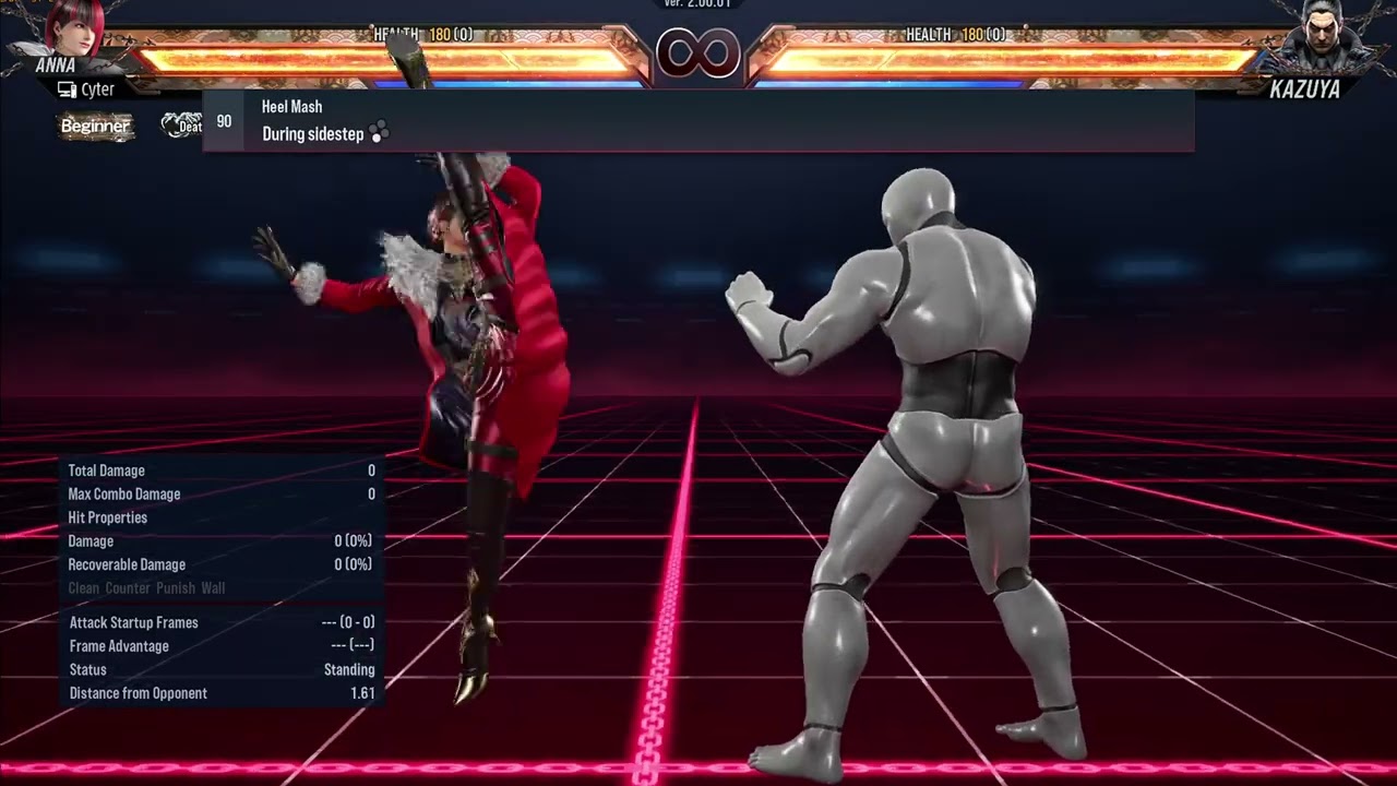TEKKEN 8 - Анна Уильямс - Список движений