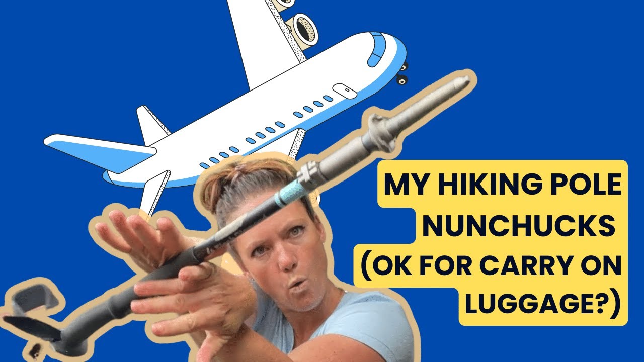 ✈️Trekking poles on an airplane in Europe? +TSA Trekking poles rules.  Carry on trekking poles rules