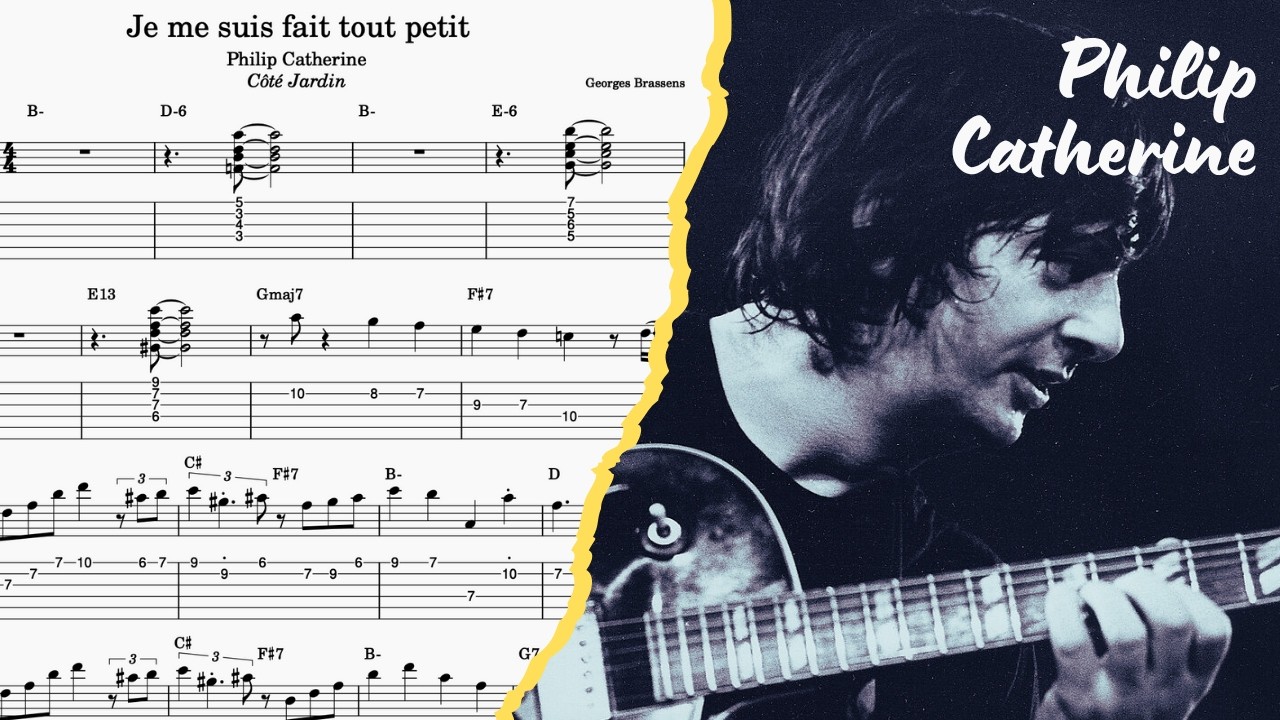 Je me suis fait tout petit (Philip Catherine Guitar Transcription)