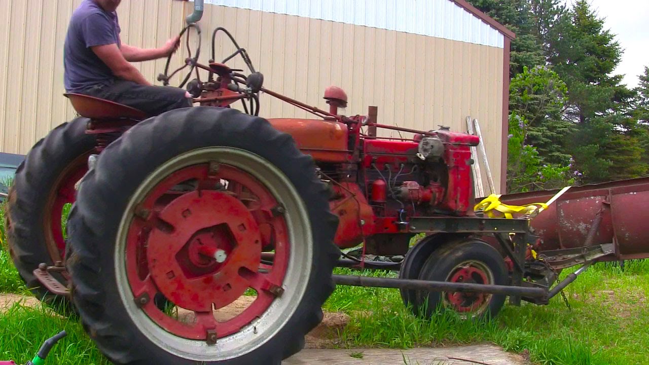 Farmall H first start and drive