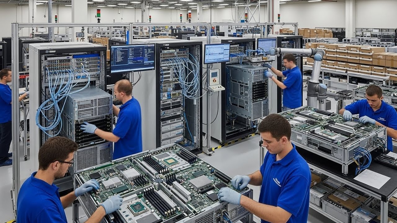 Video Topic: Inside a Data Center Factory: How Servers Are Built and Tested Before Going Online