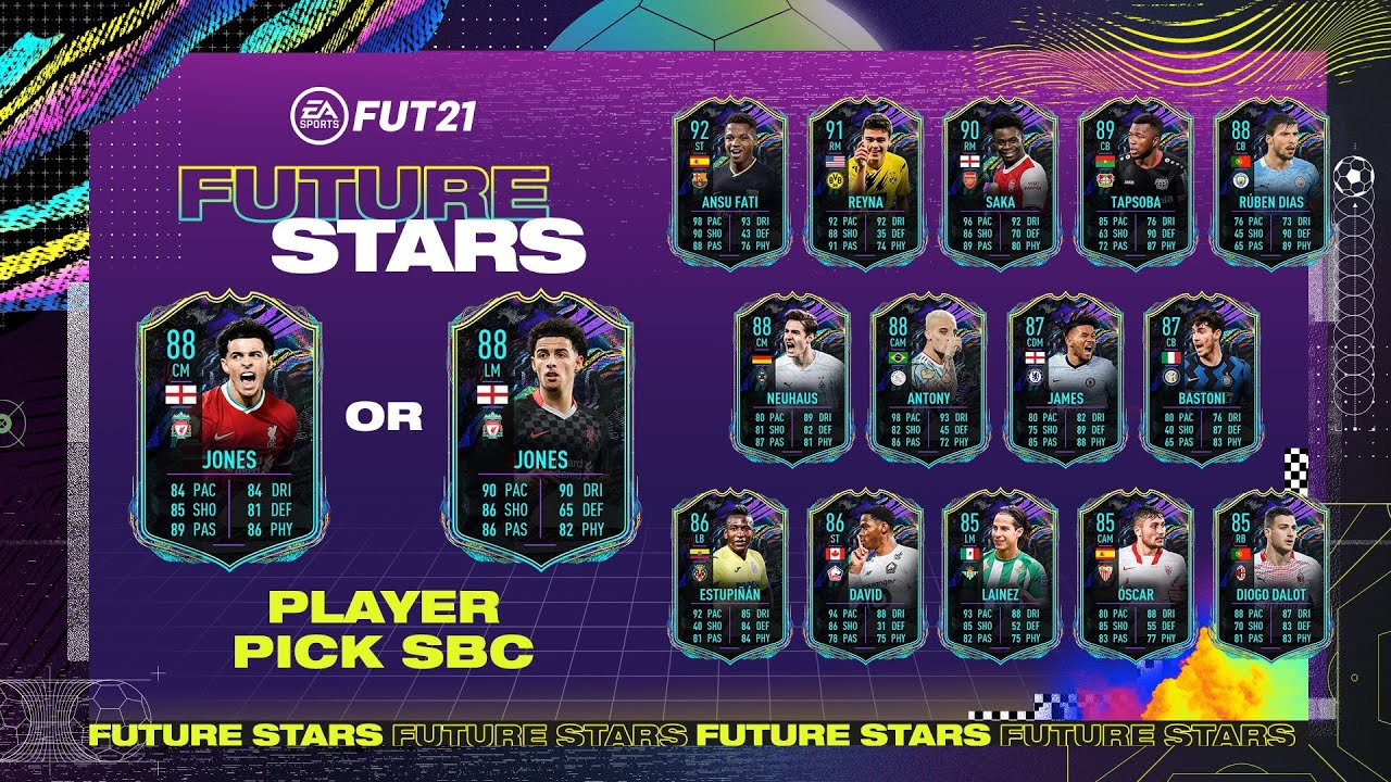 FUTURE STARS (TEAM 2) + PLAYER PICKS ! FT. FATI, SAKA, DAVID / FIFA 21 ULTIMATE TEAM
