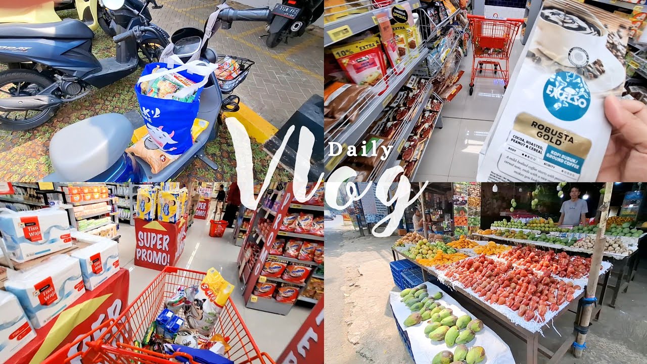DAILY VLOG‼️ IRT Belanja Bulanan Ter-Effort Naik Sepeda, Ada Aja Yang Hilang #irt #dapur