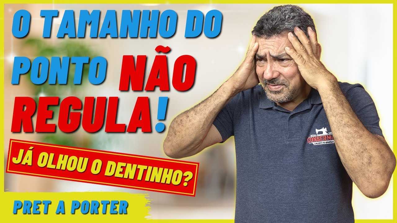 COMO REGULAR O TAMANHO DO PONTO | Singer Pret a Porter