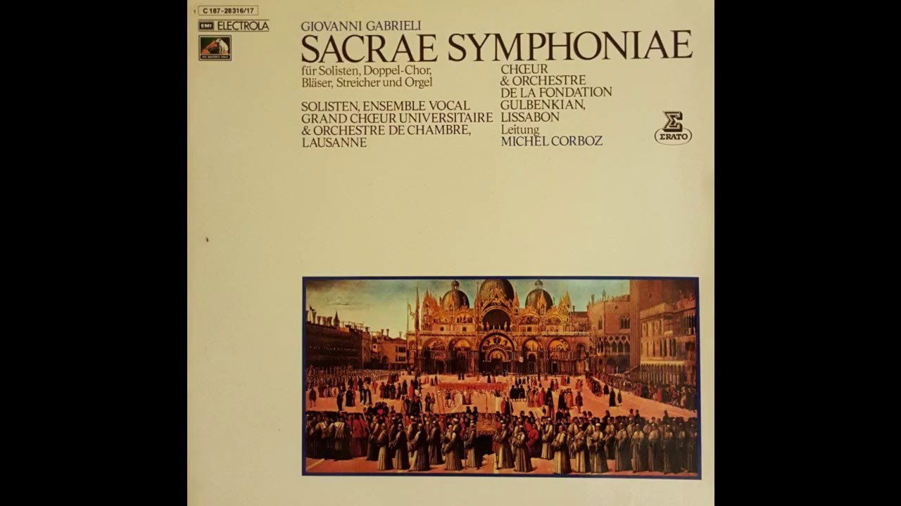 Giovanni Gabrieli ‎– Sacrae Symphoniae Vol. 1