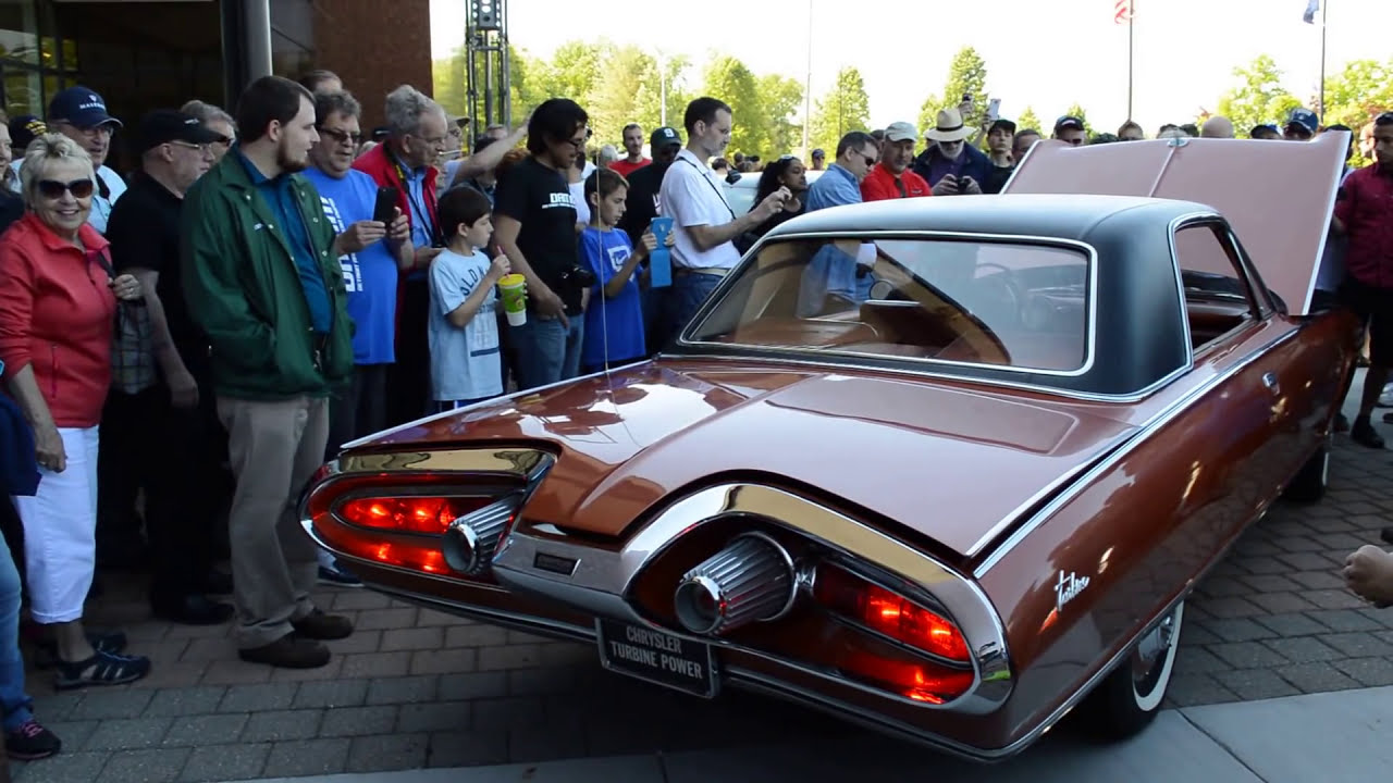 Chrysler Turbine Car Start up and rev! 41,000 RPM!
