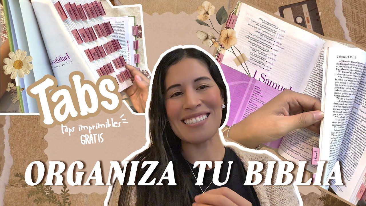 TABS PARA TU BIBLIA 🧺🕯️🌷 // Cultivando Virtud