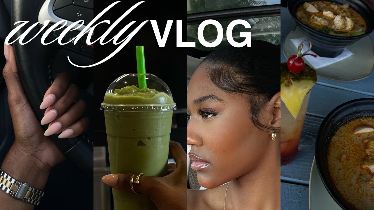 VLOG | I&rsquo;m just a girl, come to my appointments w/ me, new nails, girl dinner at umami etc.