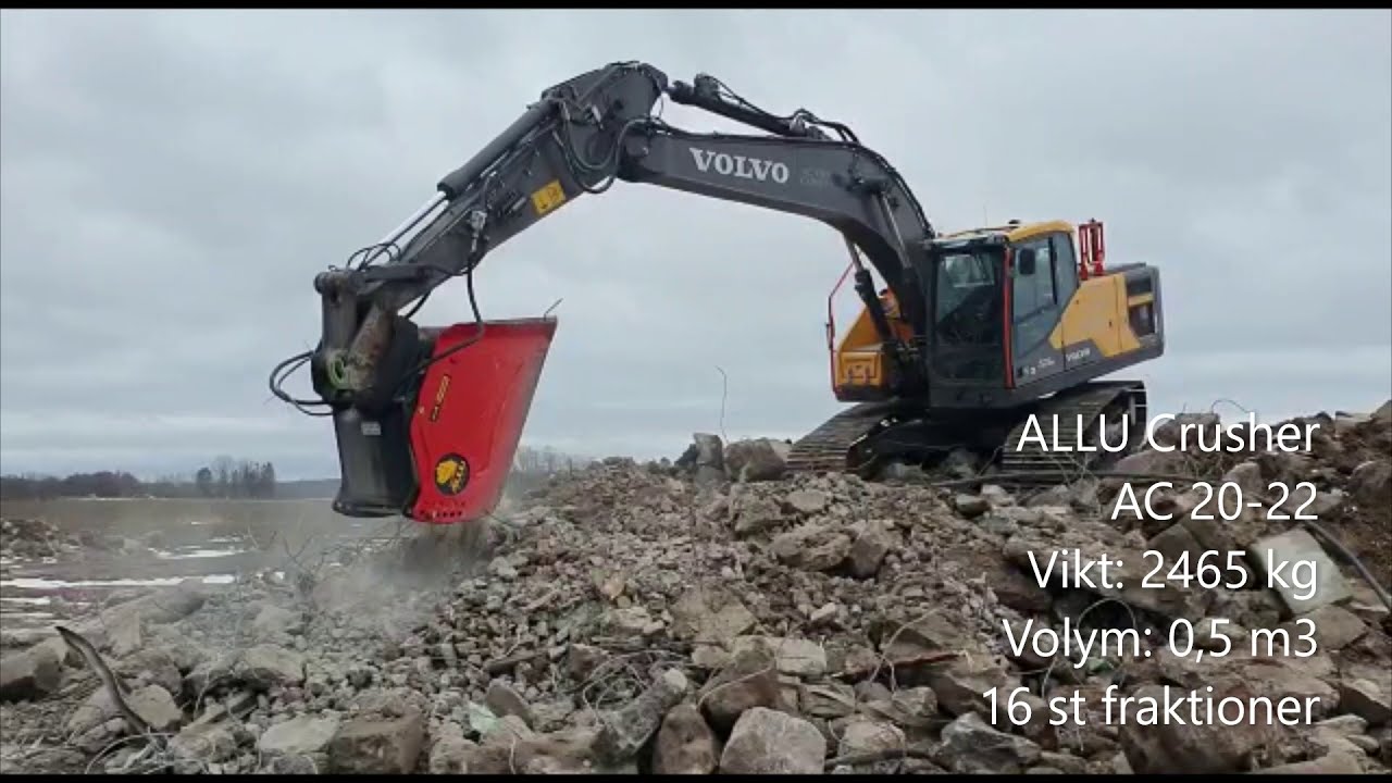 ALLU Crusher - Betongkrossning