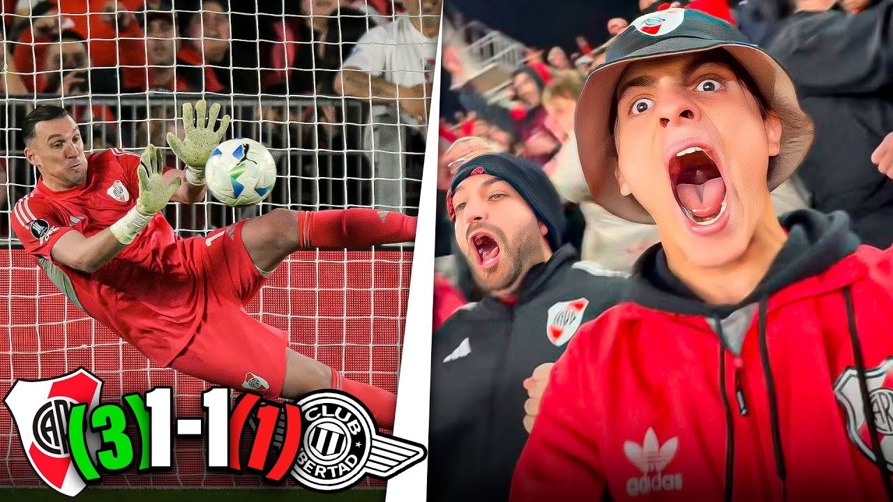 GANAMOS POR PENALES EN EL MONUMENTAL Y MI REACCION | RIVER (3) 1-1 (1) LIBERTAD #Vlog