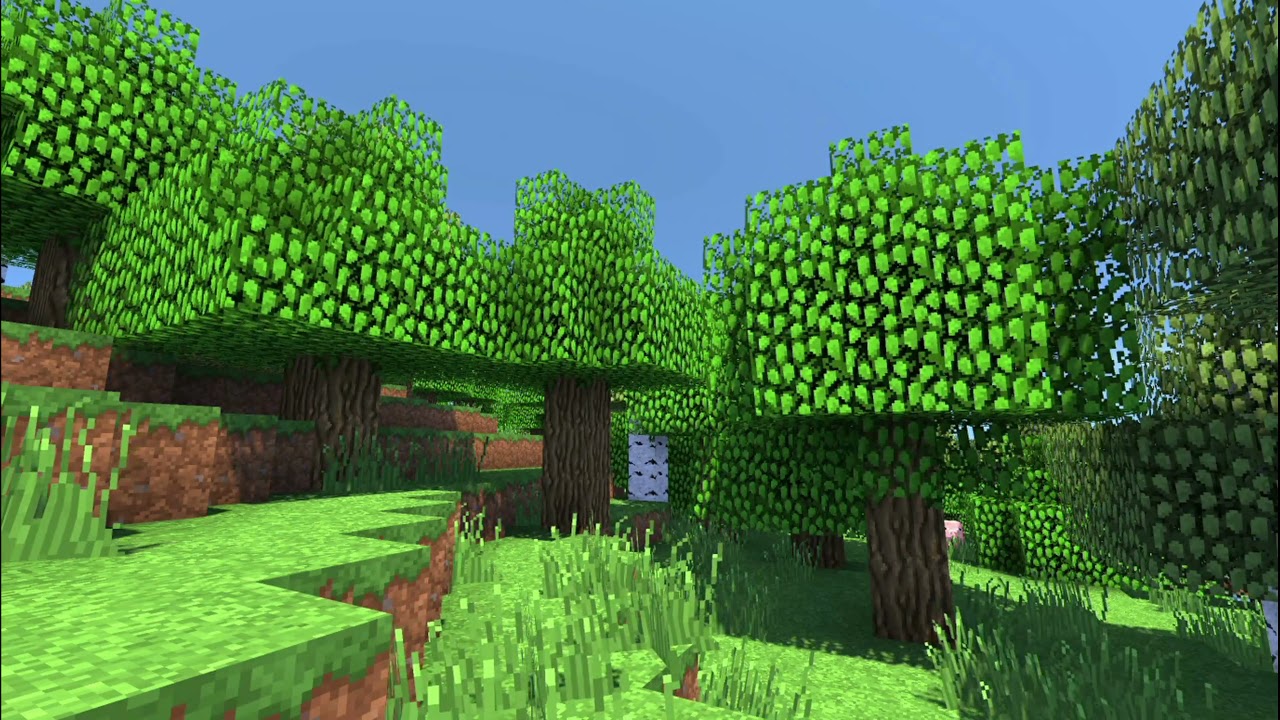 live wallpaper |  4к | 60фпс | minecraft | forest