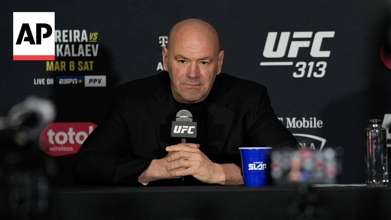 Dana White gets in heated exchange with reporter over Muhammad Ali Act questions