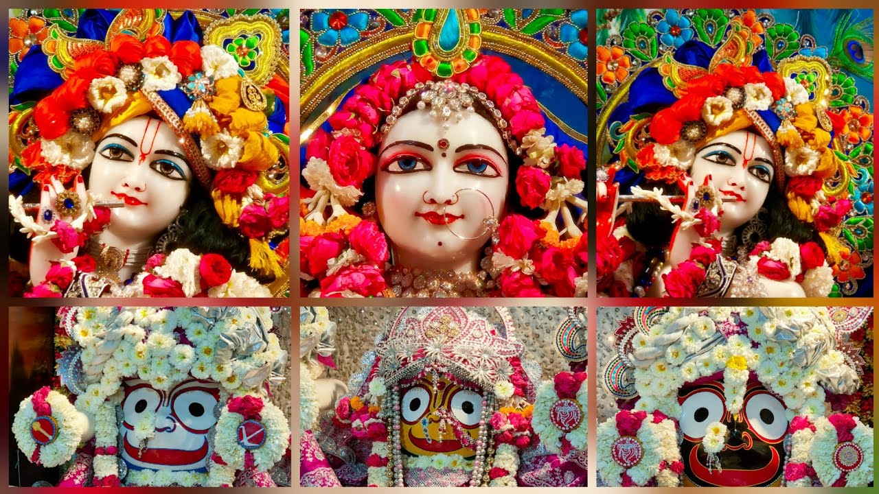 Today's Darahan 20.03.26 at Iskcon Indore of Sri Sri Radha Govind and Jaggannath Baladeva & Subhadra