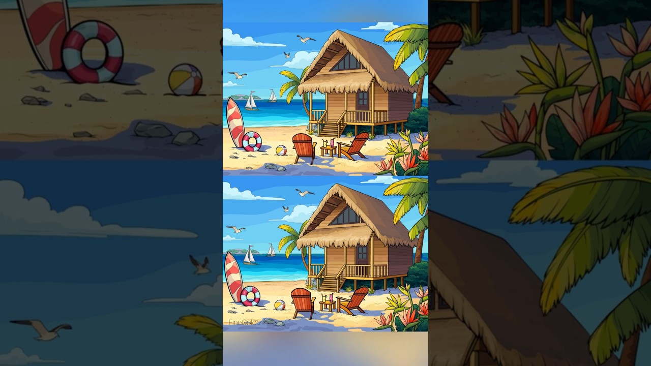 Painting a Sunny Beach Paradise! 🏖️ Color by Number Full Walkthrough