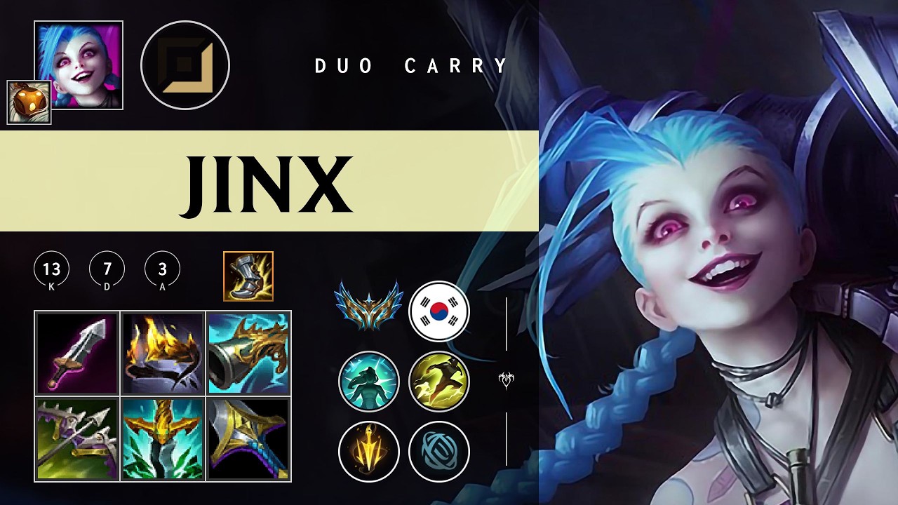 Jinx ADC vs Varus - KR Challenger Patch 26.05