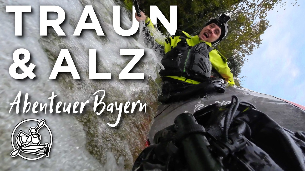 Kenterung und Paddelbruch! Paddeln auf Traun und Alz mit @xboil Leo und  @NaturErleber Marcus