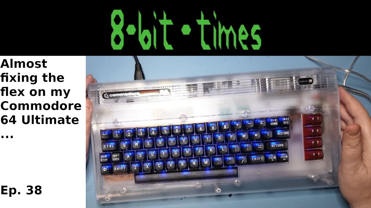 Looking at my C64 Ultimate and trying to fix the keyboard flex (Ep.38)