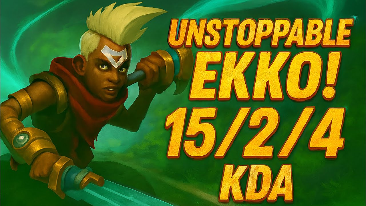 Unstoppable Ekko – 15/2/4 Ranked Gameplay | Wild Rift Season 18