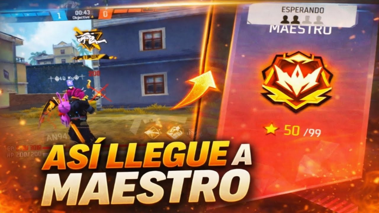 LA PARTIDA QUE ME LLEVO A MAESTRO 💥 #freefire 