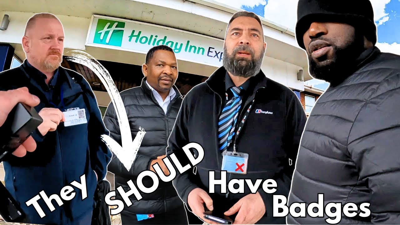 Unbelievable SECURITY Get TOLD to Show Badges 📛🤣💥👏❌️