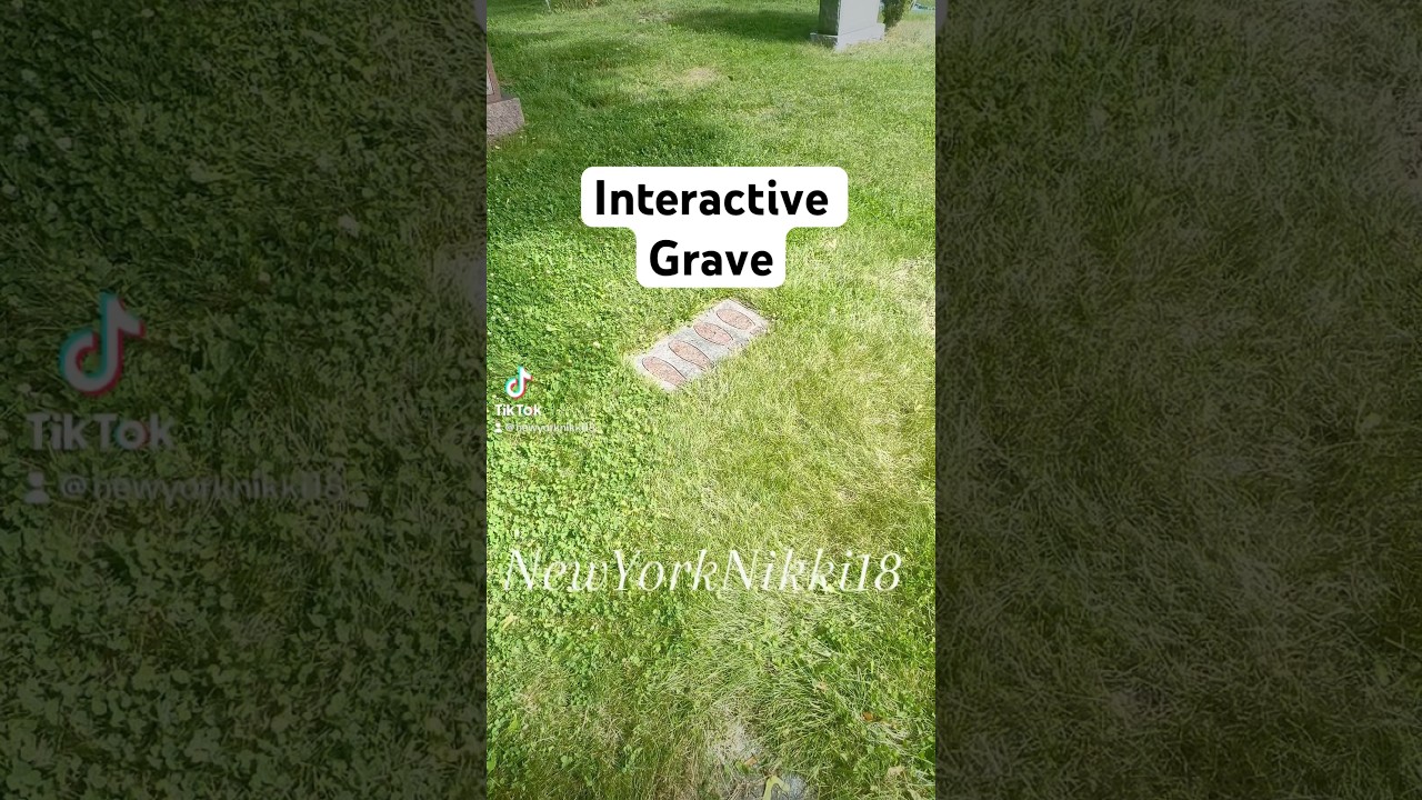 INTERACTIVE GRAVE FOR COUPLES #cemetery #grave #death #graveyard