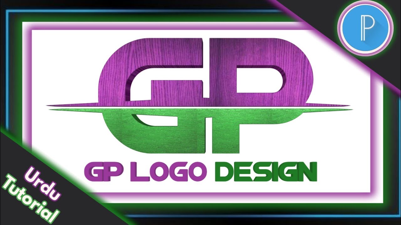 GP Logo Design On Android Phone | GP Logo Tutorial In Mobile | Pixellab Tutorials