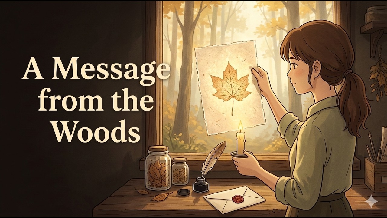 The Journey of a Handmade Letter | Ghibli-Style Slow Living 🌿✉️