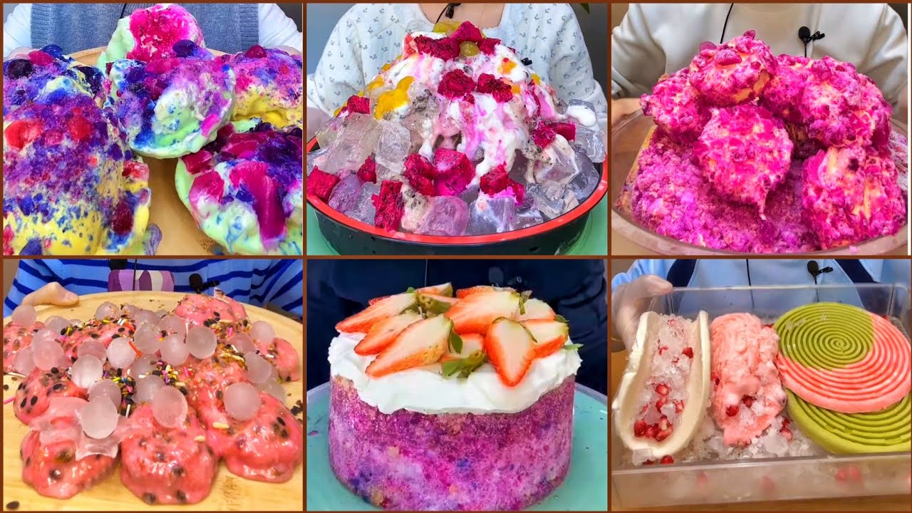 YY || CREAMY & FRUITY ICE CAKE, ICE WITH CREAM, MILKY PASSION FRUIT, CREAMY MINI ICE