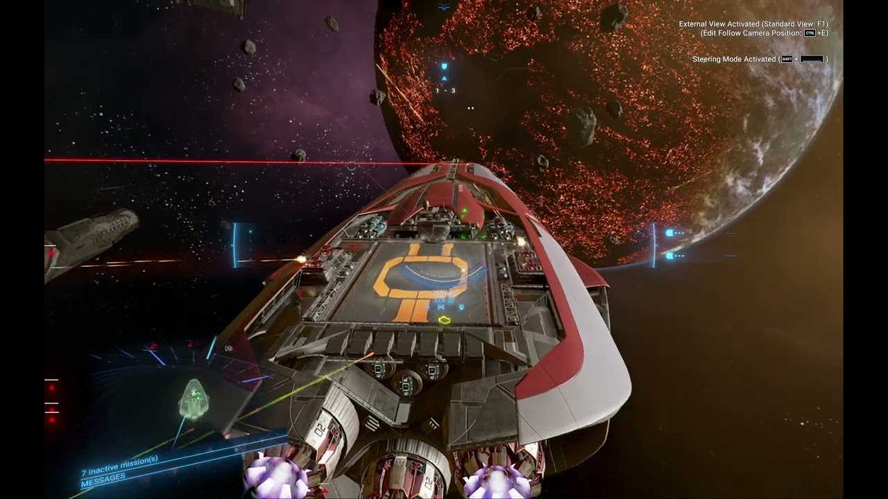X4: Foundations - Venturing into Tharka's Cascade with an Odysseus E (1440p)