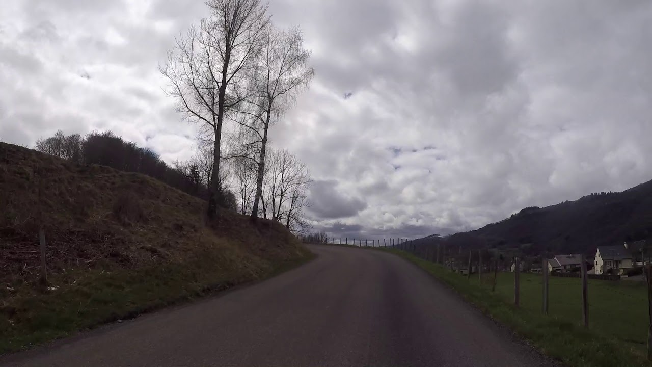 France Cantal Road Vic sur Cère Raulhac, Gopro / France Cantal Route Vic sur Cère Raulhac, Gopro