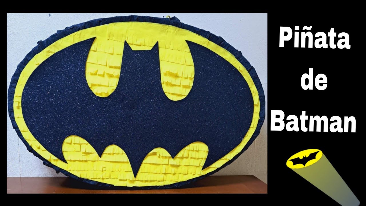 CÓMO HACER UNA PIÑATA DE BATMAN 