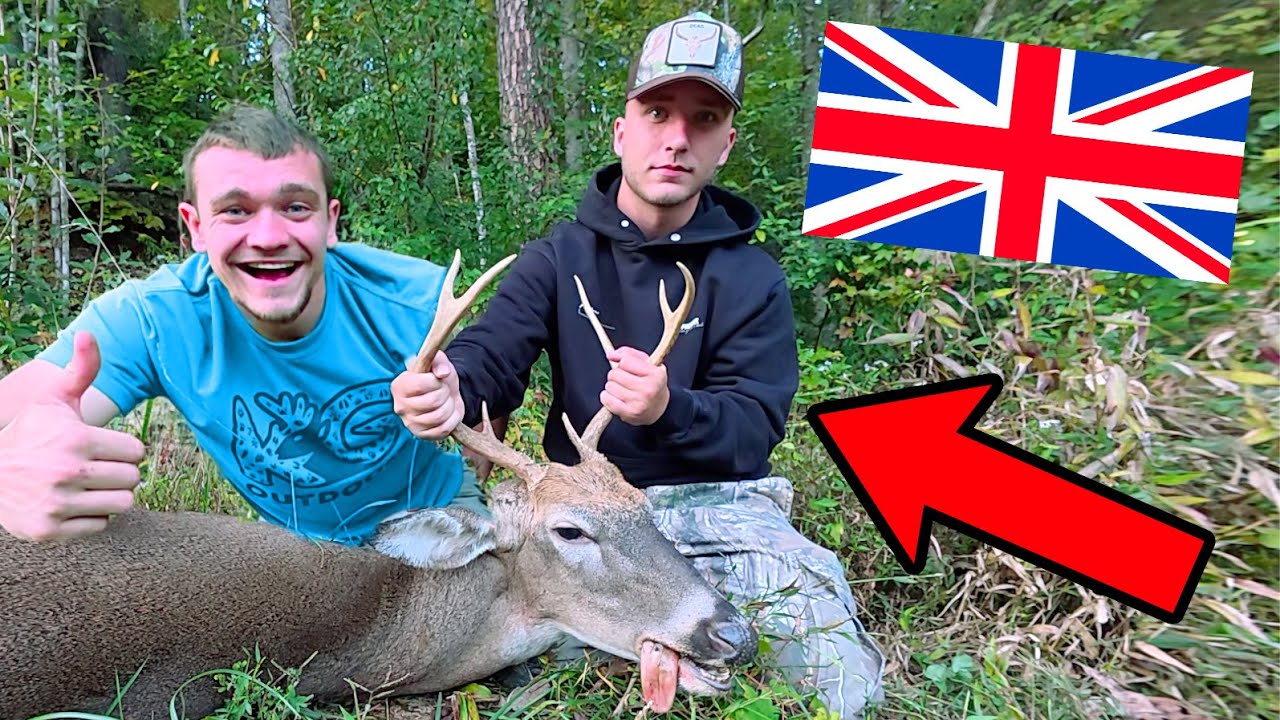 Teaching My British Friend to Hunt Deer! (Big Buck)