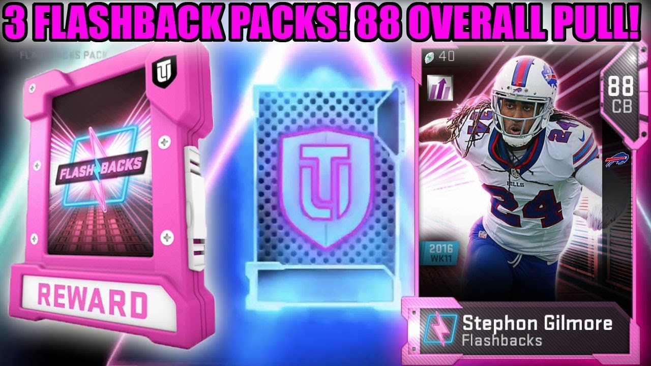 3 FLASHBACK PACKS! 88 OVERALL PULL! BEST PACKS IN MADDEN 19?! | MADDEN 19 ULTIMATE TEAM