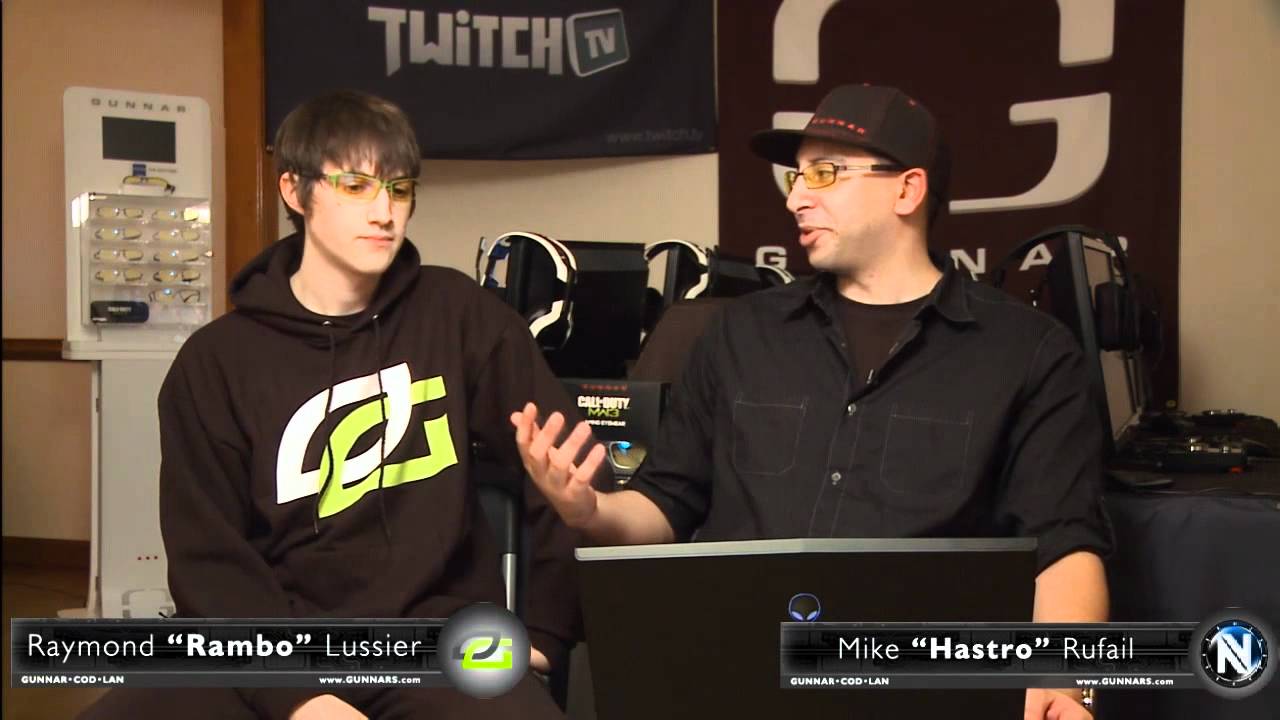 Gunnar CoD LAN Pro Player Interview - Rambo