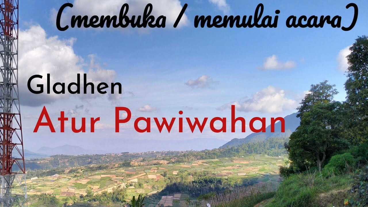 Karaoke Gladhen MC Jawa Pambuka Adicara / Pawiwahan #mcjawa #pranatacara