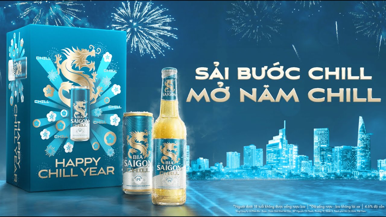 Bia Saigon Chill | Sải bước Chill, Mở năm Chill