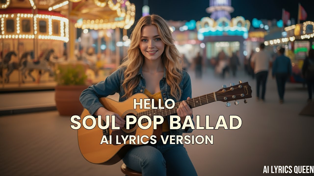 Hello (AI Lyrics Video) | Emotional Piano Ballad | AI LYRICS QUEEN